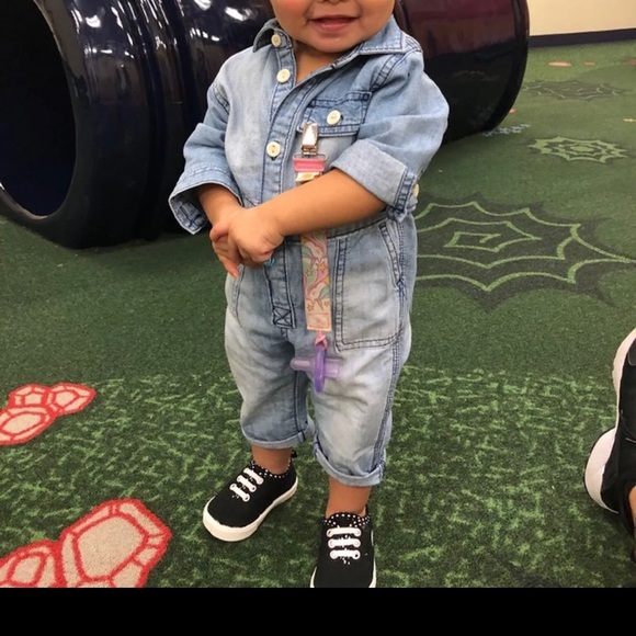 One Piece Jean Jumpsuit - Picture 7 of 7